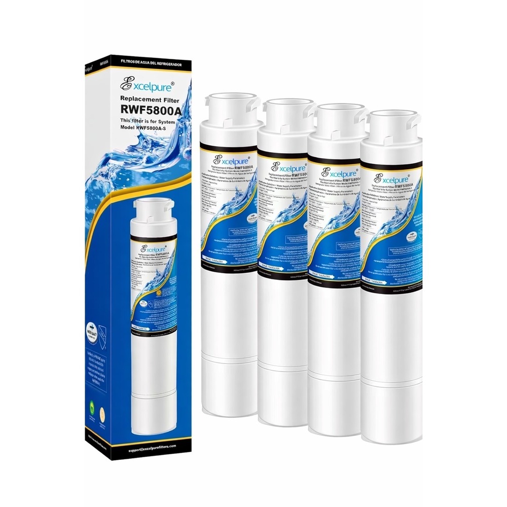 EXCELPURE RWF5800A Refrigerator Water Filter Replacement For Frigidaire EPTWFU01
